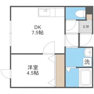 マンション・エムツー【202号室】の間取り