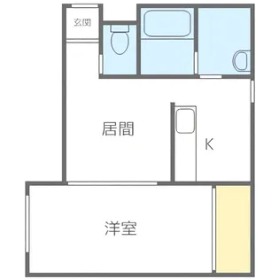 サンバレーAE【201号室】の間取り