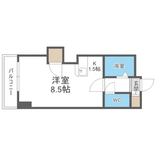 和光ヴィラコート【7階】の間取り