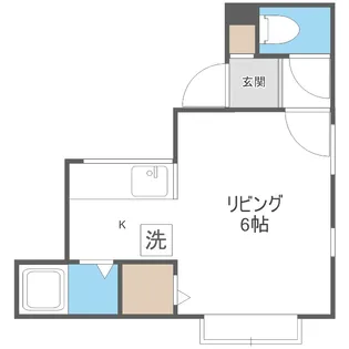 コート山鼻【202号室】の間取り