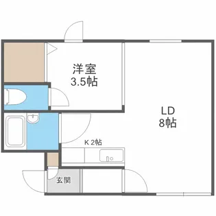 セントラルコートA【402号室】の間取り