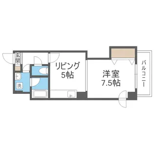 マリアージュひうら【201号室】の間取り