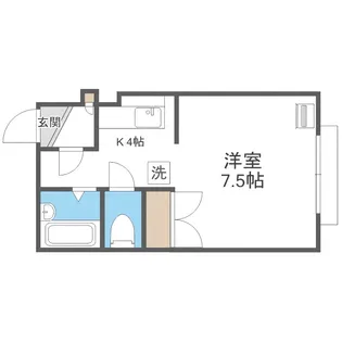 シェヌー裏参道【102号室】の間取り