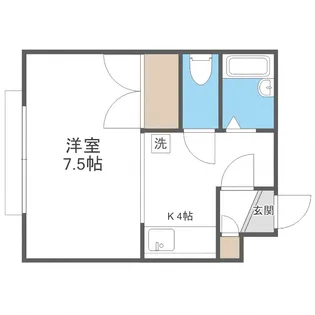 シェヌー裏参道【4階】の間取り