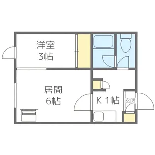 セトル南10条【202号室】の間取り