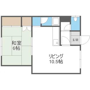 コーポ加地【B7号室】の間取り