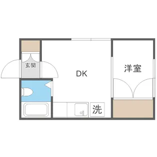 ニューシャトー幾島【207号室号室】の間取り