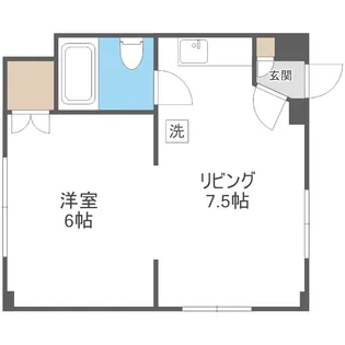 サニープレイスふるや【401号室】の間取り