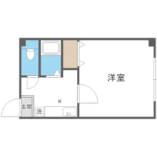 第2澄川銀座パレス【406号室】の間取り