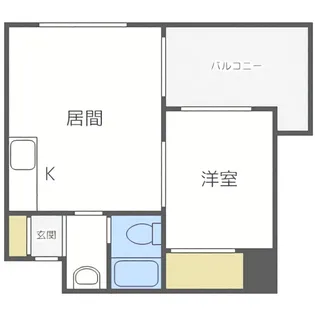 ホワイトテム【3C号室】の間取り