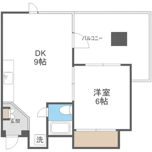 ホワイトテム【4C号室】の間取り