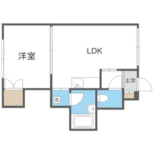 パレスエイト【4階】の間取り