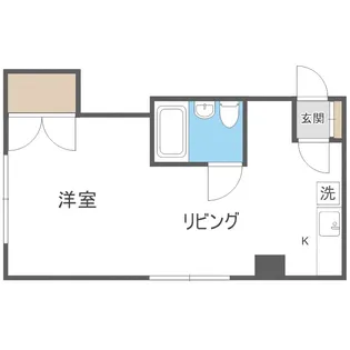 リバーサイド菊水【4階】の間取り