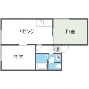 北誉ハイツ【201号室】の間取り