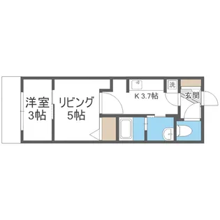 W33(ダブル)【2階】の間取り