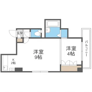 ヴィラ・ススキノ【202号室】の間取り