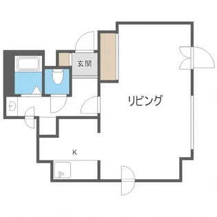 ワイエム南平岸【102号室】の間取り