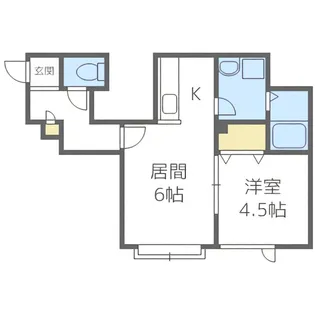 エターナル【105号室】の間取り