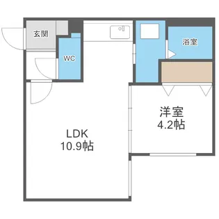 リトス美園【3階】の間取り
