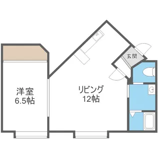 グランバリュー美園【401号室】の間取り