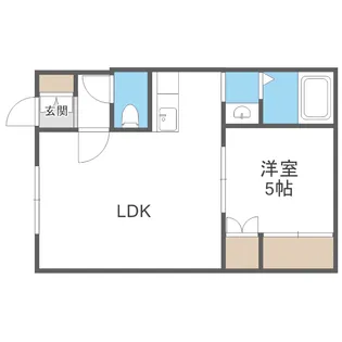 コーポ加地【B2号室】の間取り