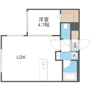 カレラ学園前【2階】の間取り