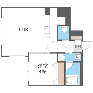 カレラ学園前【2階】の間取り