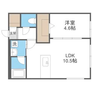 カレラ学園前【2階】の間取り