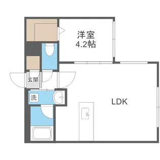 カレラ学園前【3階】の間取り