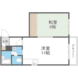 グレイス澄川【1階】の間取り