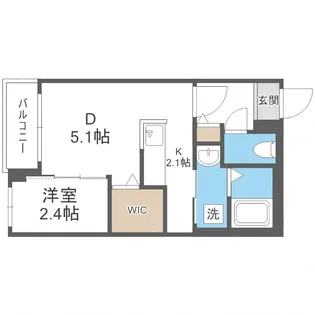 Earendel平岸(エアレンデル平岸)【3階】の間取り