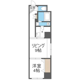 パークヒルズ中央12【4階】の間取り