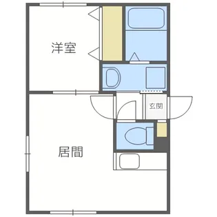 リデーレ豊平【3階】の間取り