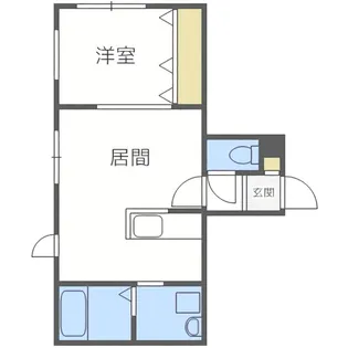 グランディール学園前【4階】の間取り