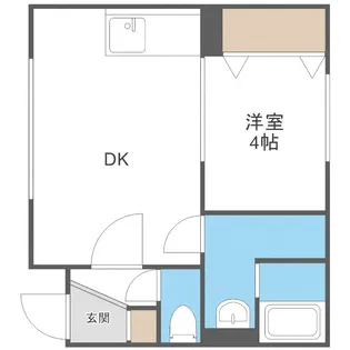 ブランシャール豊平公園【3階】の間取り