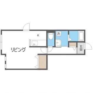 ビレット南5条【402号室】の間取り