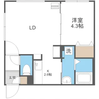 eclatante(エクラタント)【4階】の間取り