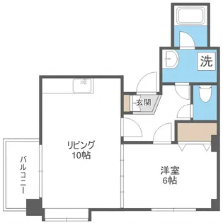 シルキーハイツ山鼻【4階】の間取り