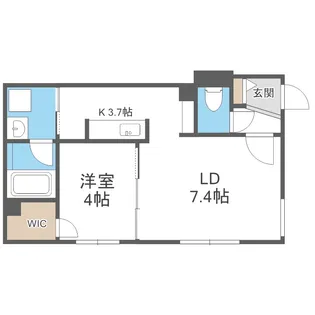 グランドサクセスピスタ【2階】の間取り