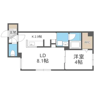 グランドサクセスピスタ【4階】の間取り