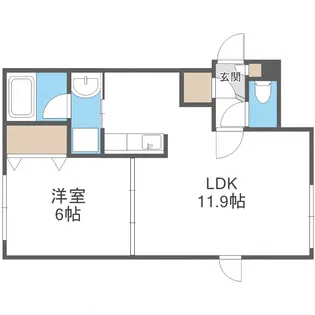 アクアトピア栄通【103号室】の間取り