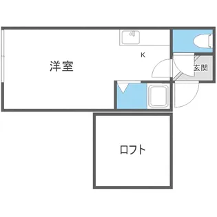 ベルテ・カヤマ【205号室】の間取り