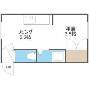 ラッフィット栄通【2階】の間取り