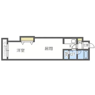 ル・クラシック13A【307号室】の間取り