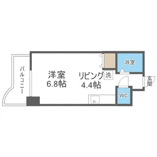 エルドラード中の島【6階】の間取り