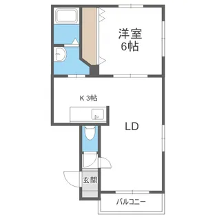 カサグランデ豊平公園【1階】の間取り