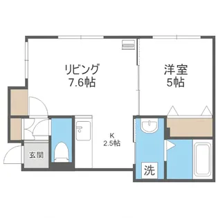 レジデンス大通公園【303号室】の間取り