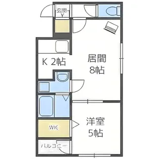 ルーヴェ本郷通9【303号室】の間取り