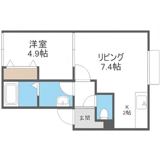 リンデン【203号室】の間取り