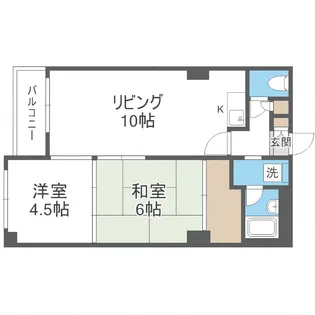 第2山本ハイツ【3階】の間取り